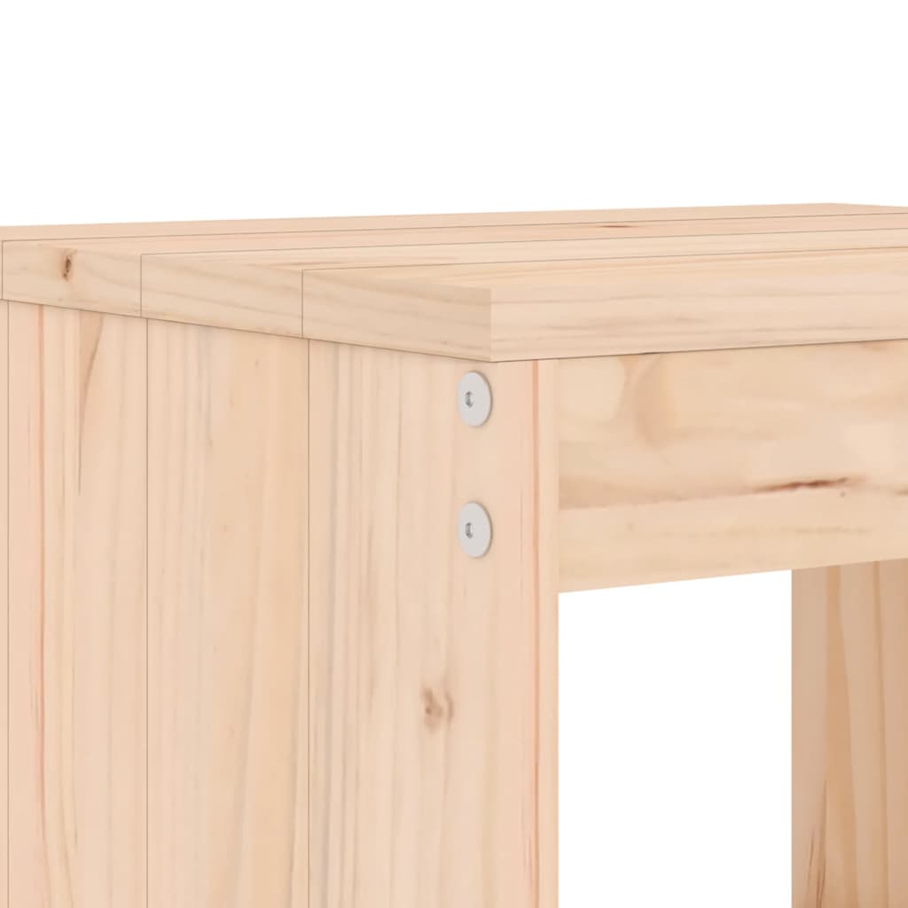 Bar stools 2 pcs. 40x36x75 cm solid pine wood