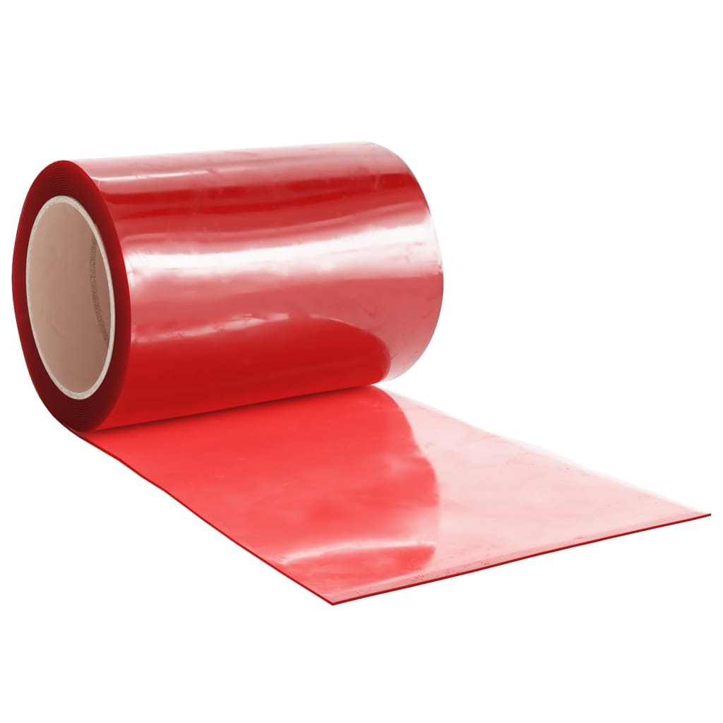 Door curtain red 300x2.6 mm 10 m PVC