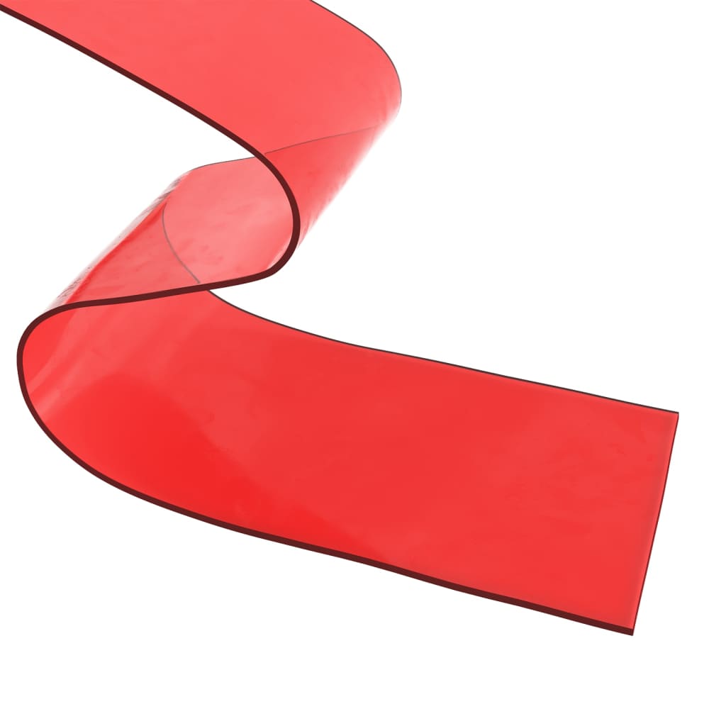 Door curtain red 300x2.6 mm 10 m PVC
