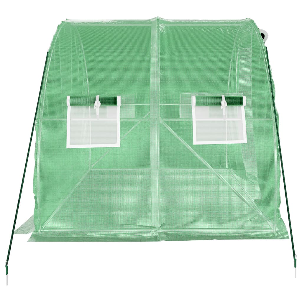 Greenhouse with steel frame Green 6 m² 3x2x2 m