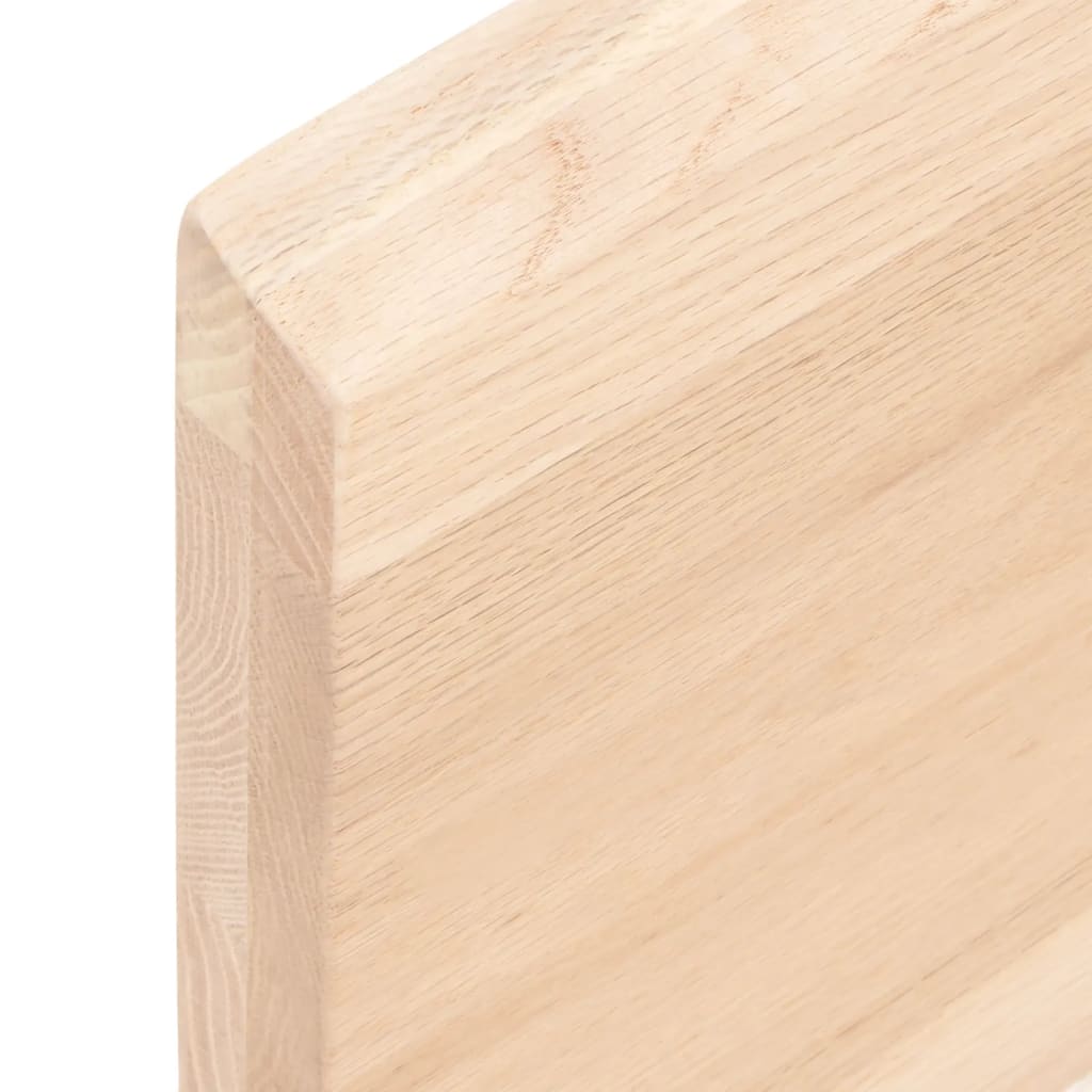 Wall shelf 40x60x(2-4) cm solid oak wood untreated