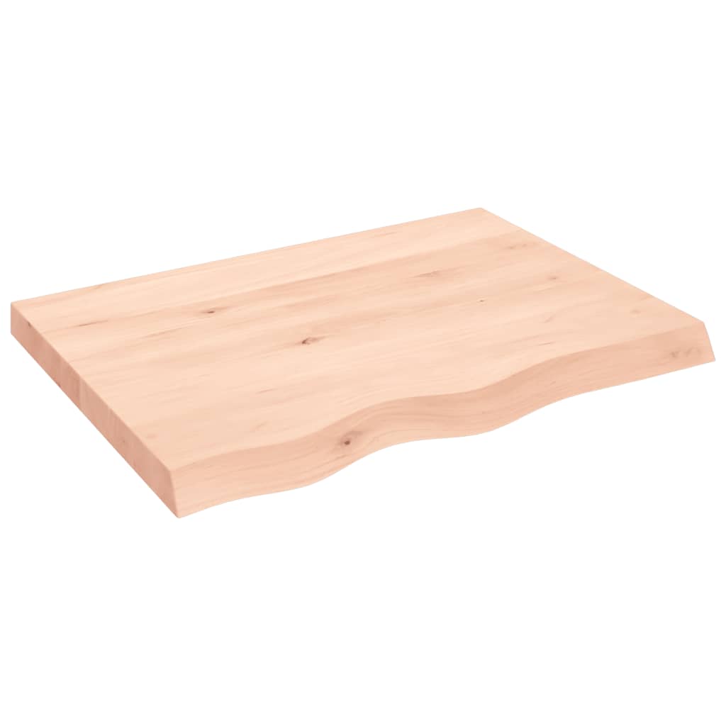 Wall shelf 80x60x(2-6) cm solid oak wood untreated