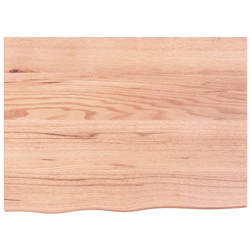 Etagère murale marron clair 80x60x(2-4) cm chêne massif bois traité