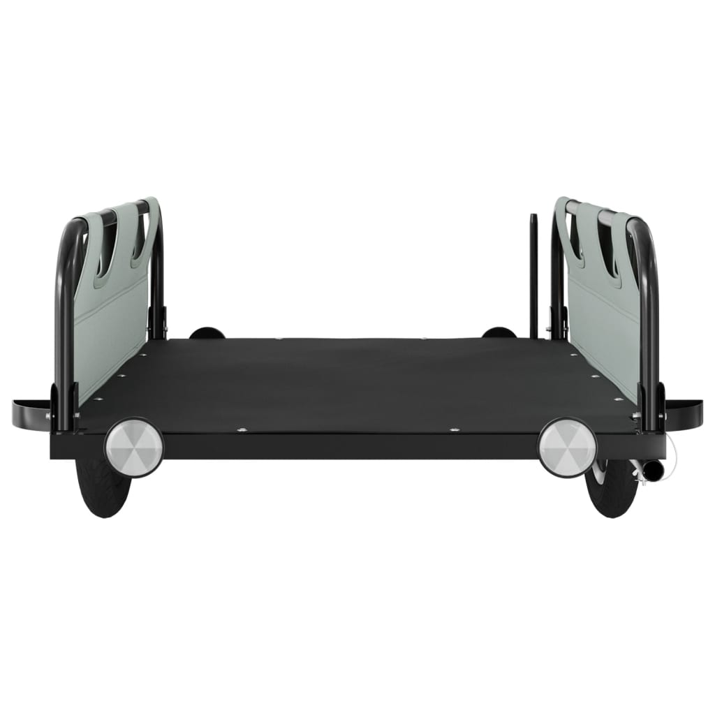 Bicycle trailer gray Oxford fabric and iron