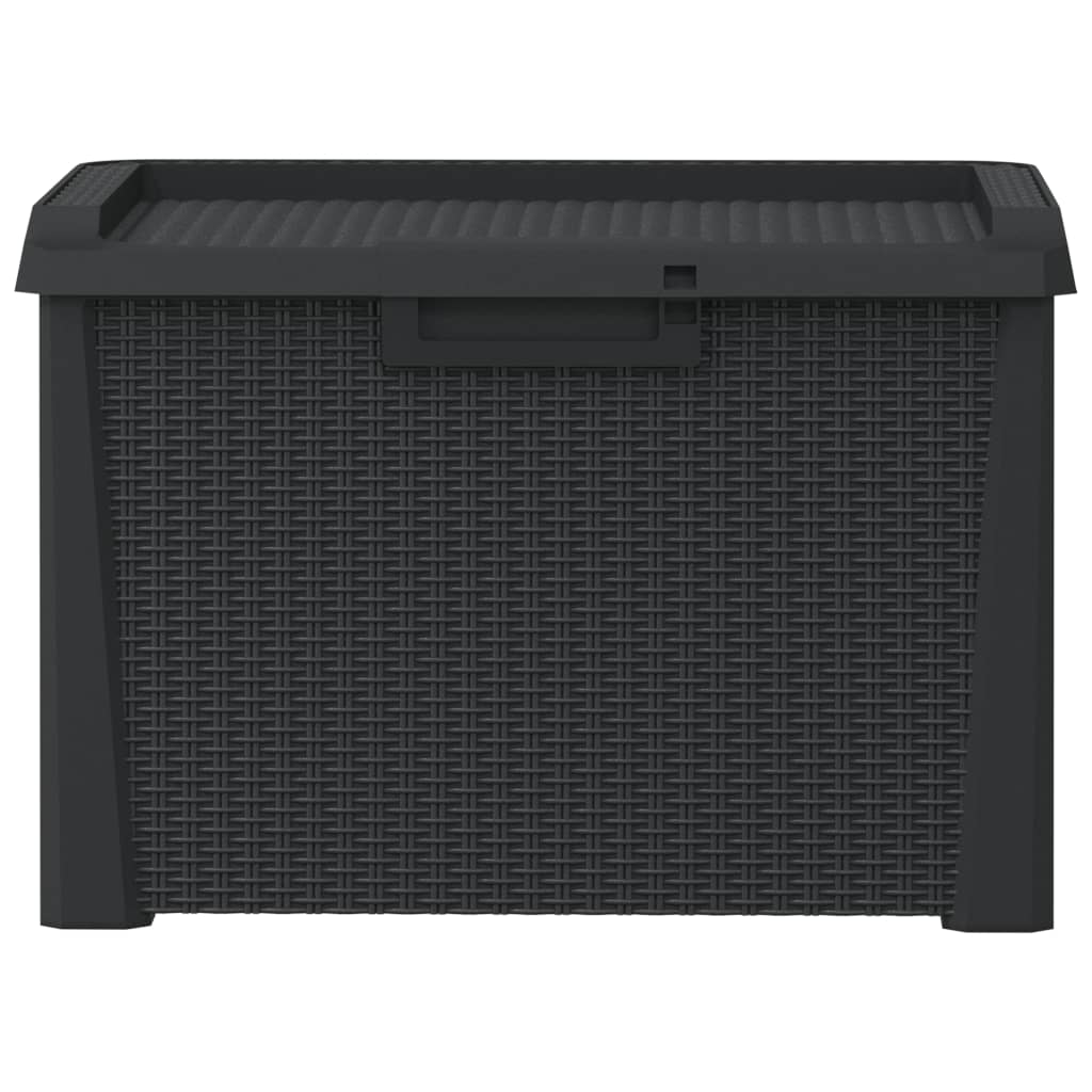 Coffre de jardin anthracite 125 L PP