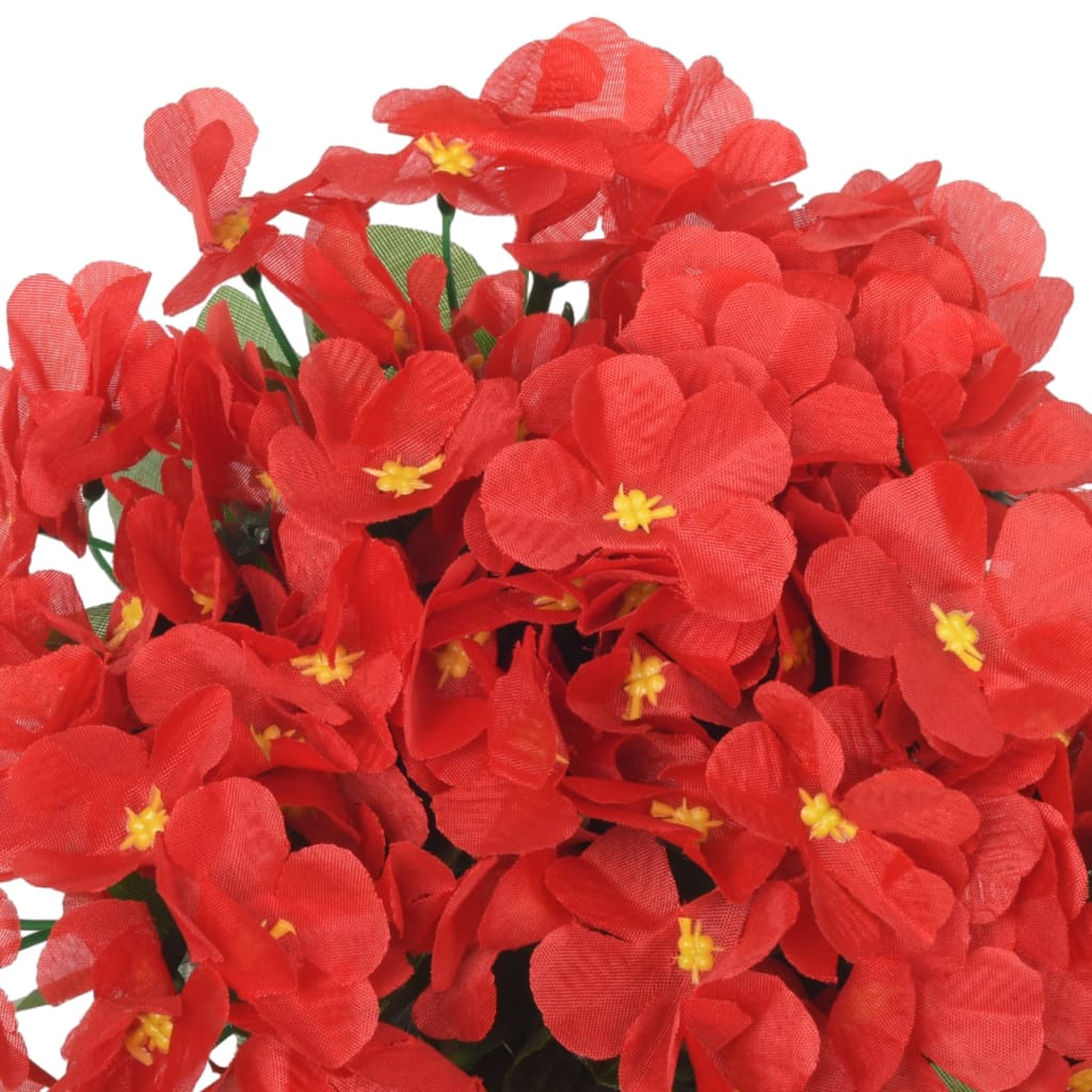 Artificial flower garlands 3 pcs. Red 85 cm