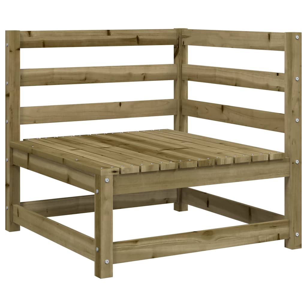 Garden sofa 2-seater impregnated pine wood