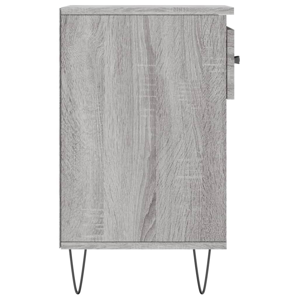 Étagère à chaussures gris Sonoma 102x36x60 cm en bois