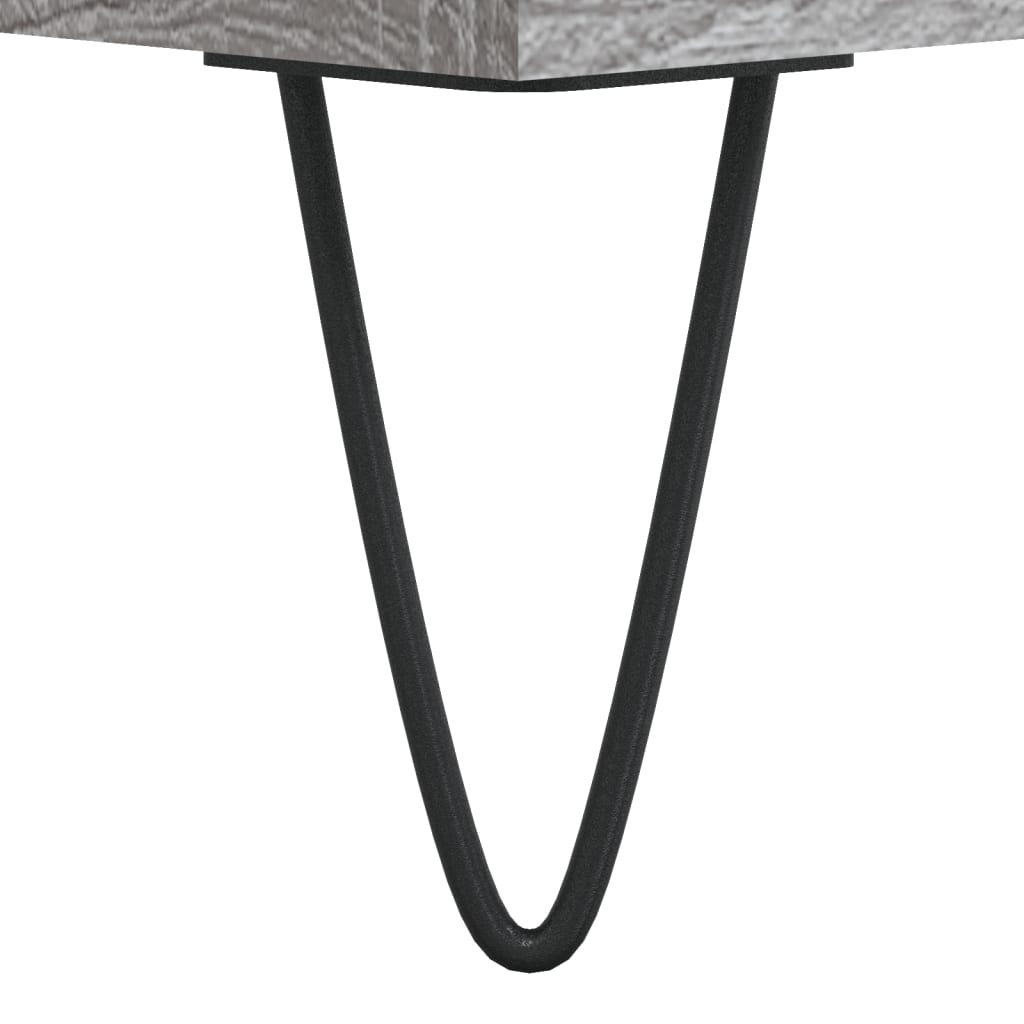 Étagère à chaussures gris Sonoma 102x36x60 cm en bois