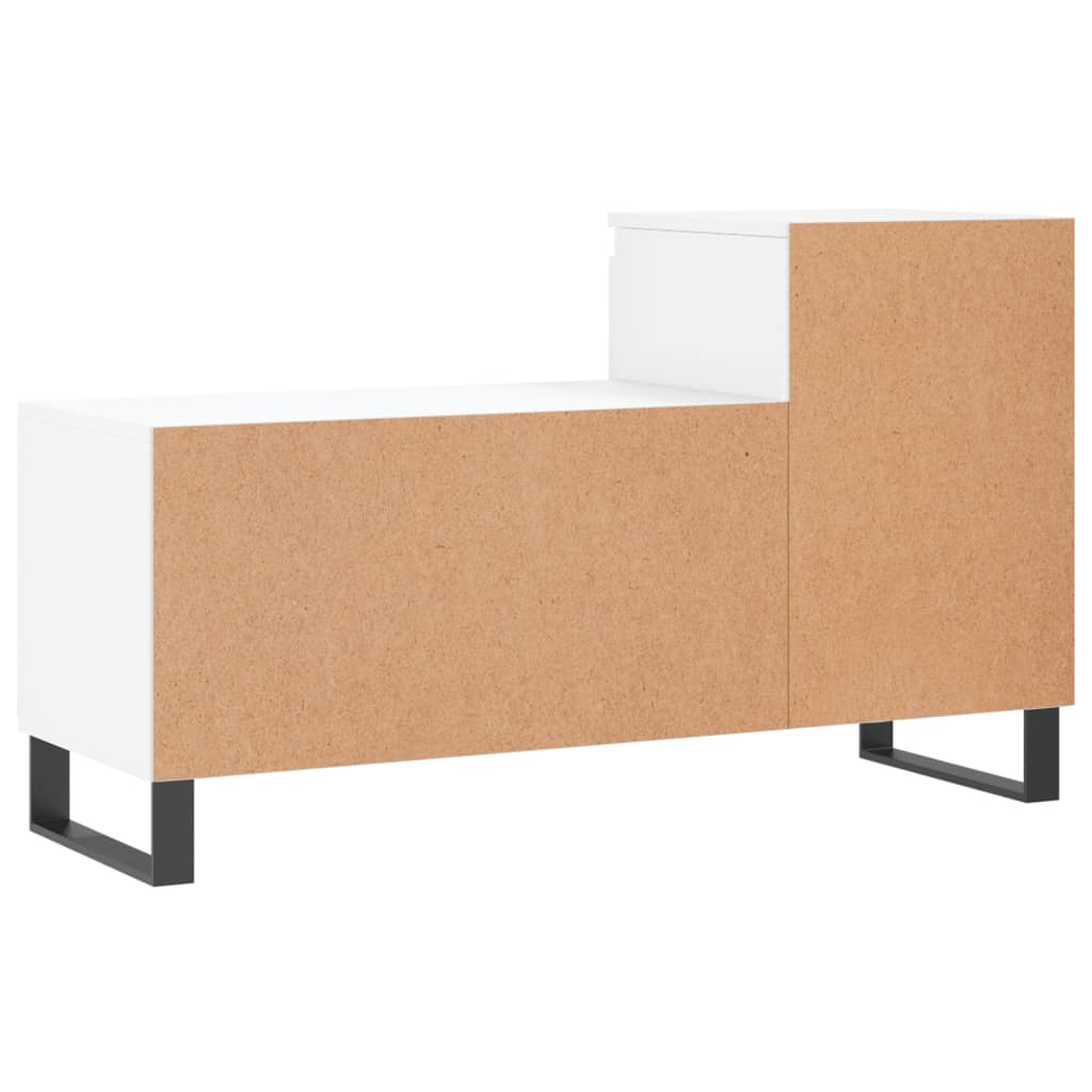 Étagère à chaussures blanc 102x36x60 cm en bois