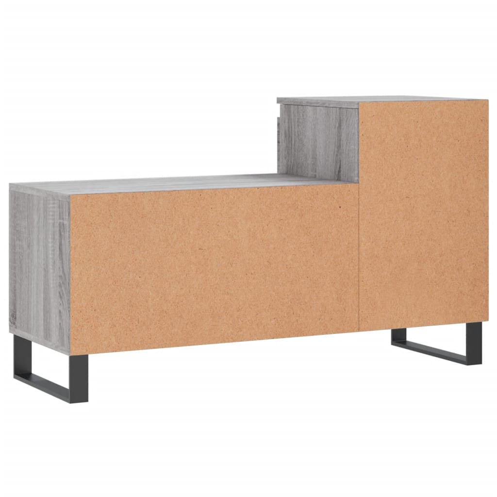 Étagère à chaussures gris Sonoma 102x36x60 cm en bois