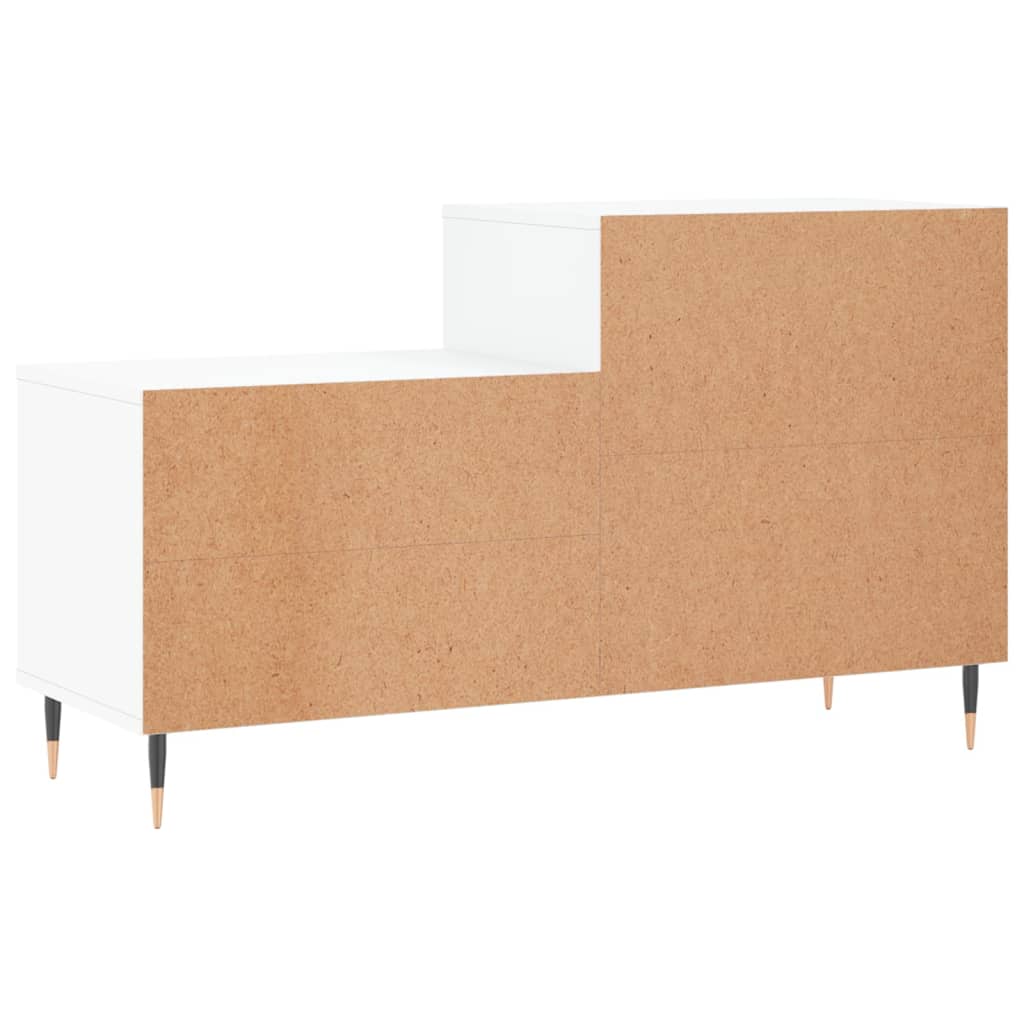 Étagère à chaussures blanc 102x36x60 cm en bois