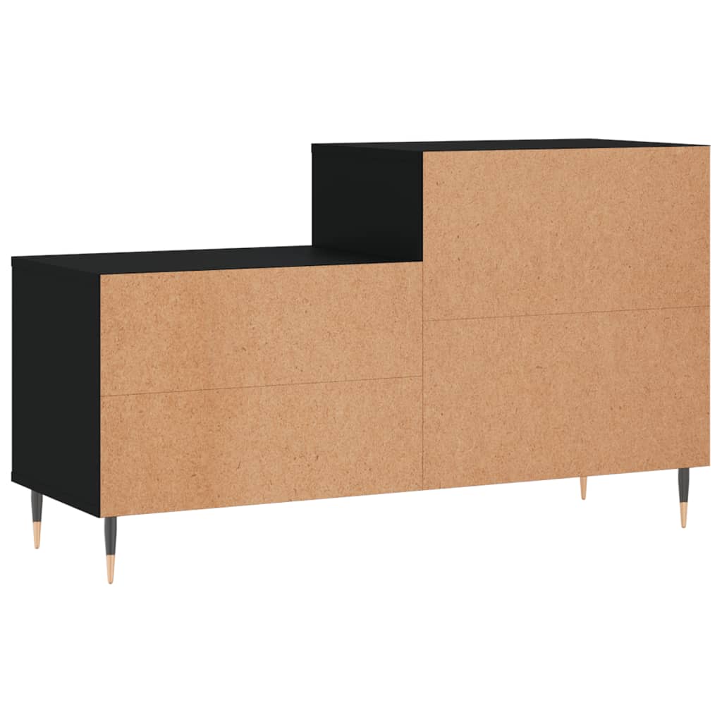 Étagère à chaussures noir 102x36x60 cm en bois