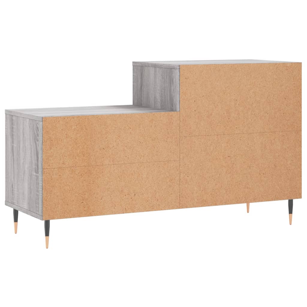 Étagère à chaussures gris Sonoma 102x36x60 cm en bois