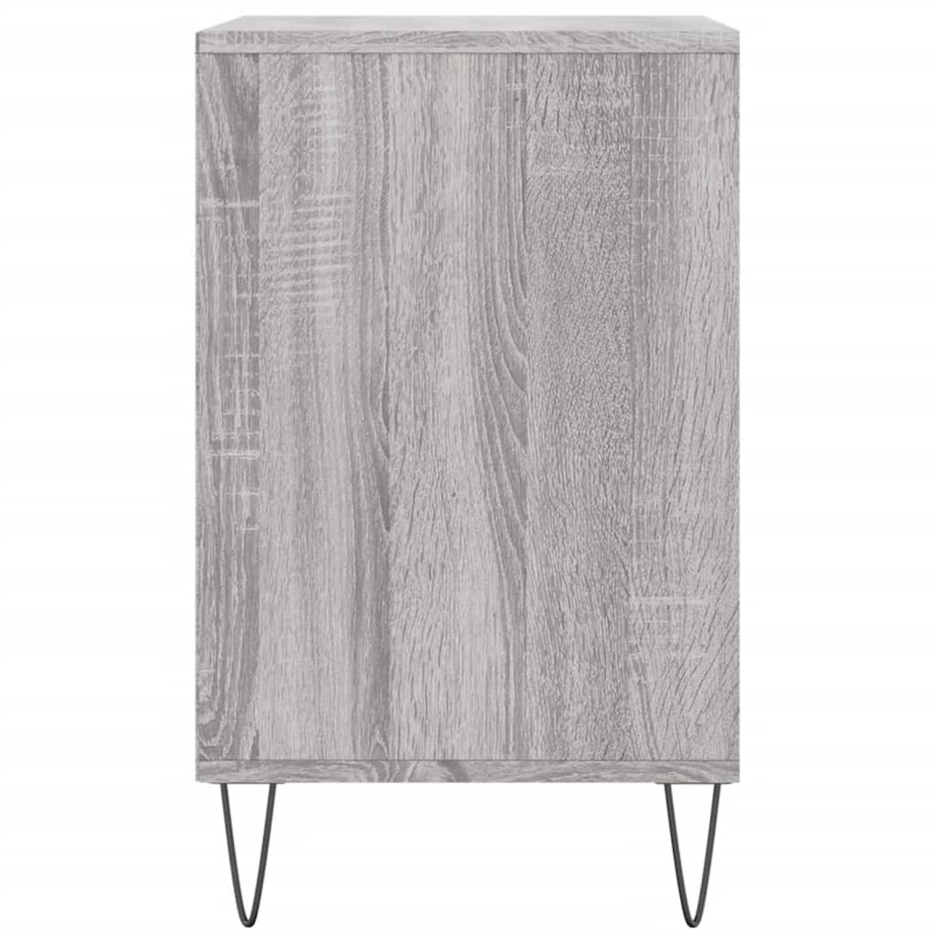 Étagère à chaussures gris Sonoma 102x36x60 cm en bois