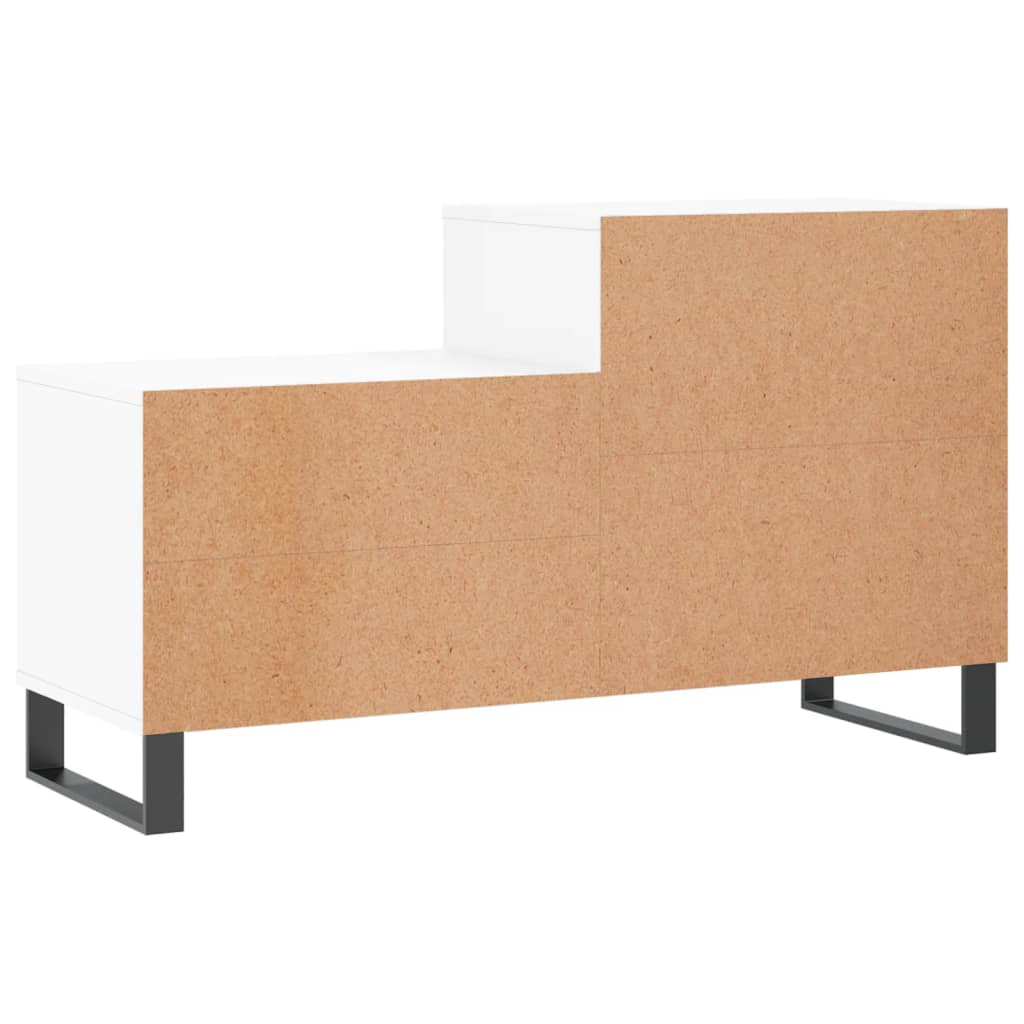 Étagère à chaussures blanc 102x36x60 cm en bois