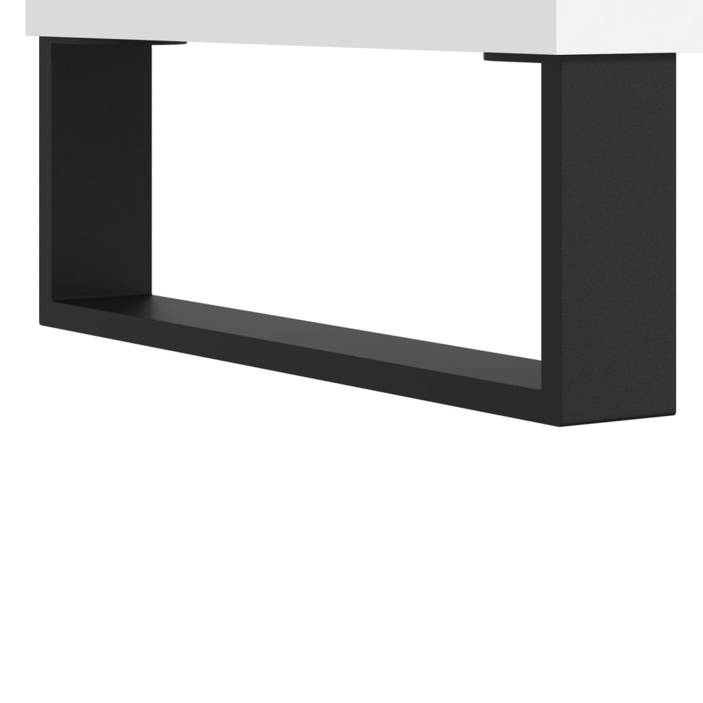 Étagère à chaussures blanc 102x36x60 cm en bois