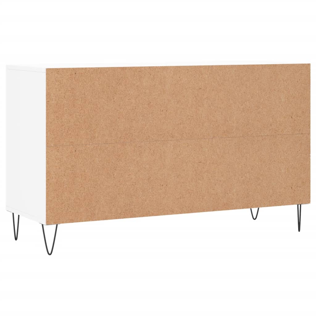 Étagère à chaussures blanc 102x36x60 cm en bois