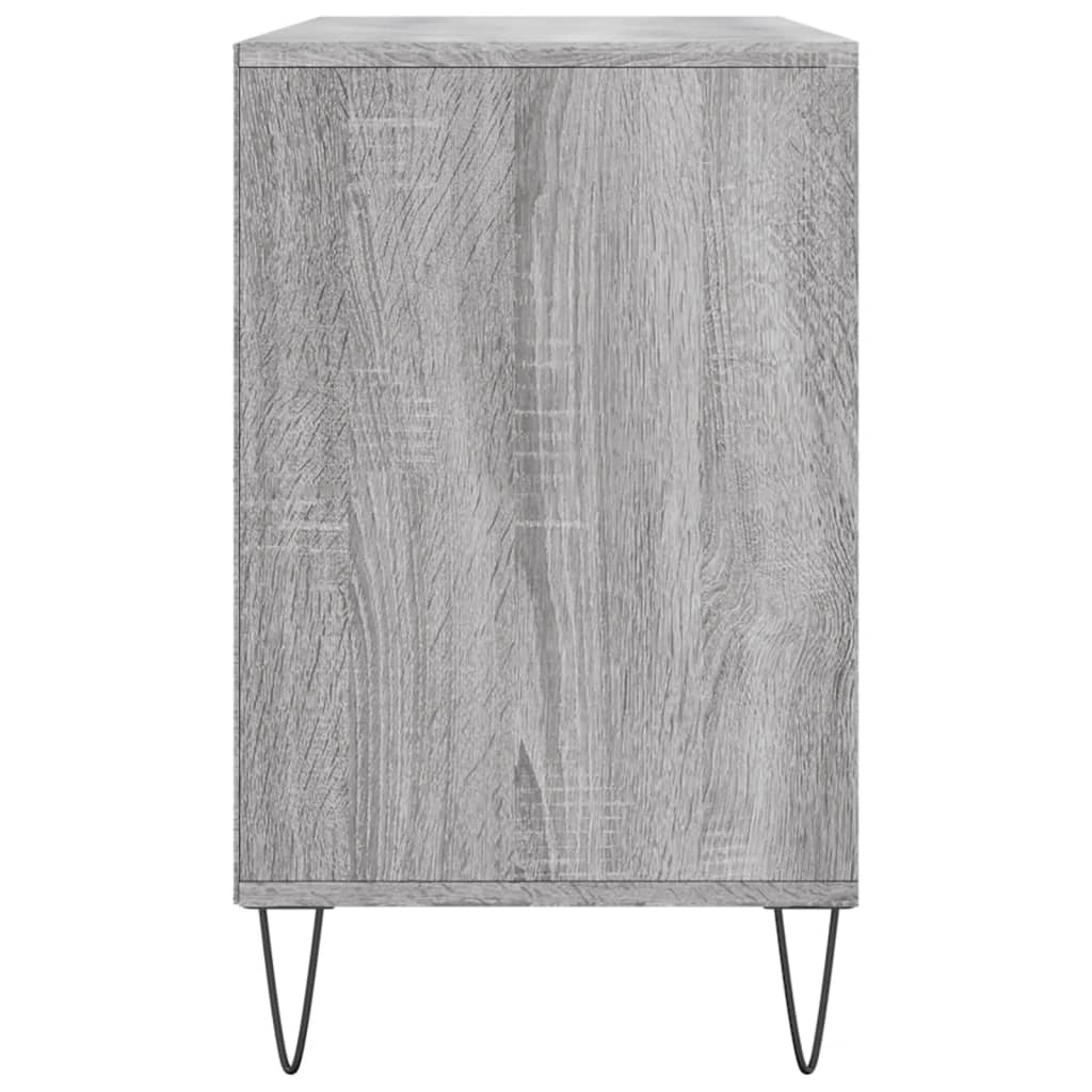 Étagère à chaussures gris Sonoma 102x36x60 cm en bois