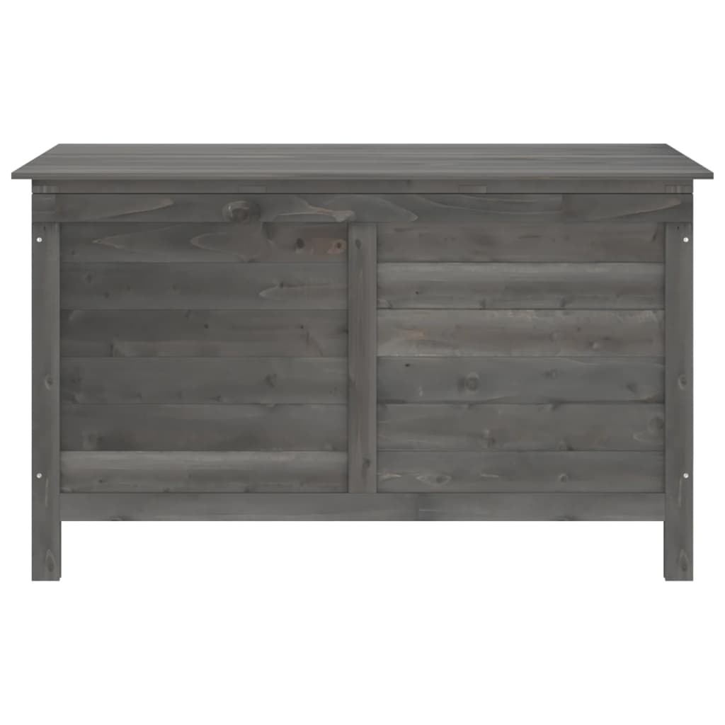 Garden chest anthracite 99x49.5x58.5 cm solid fir wood