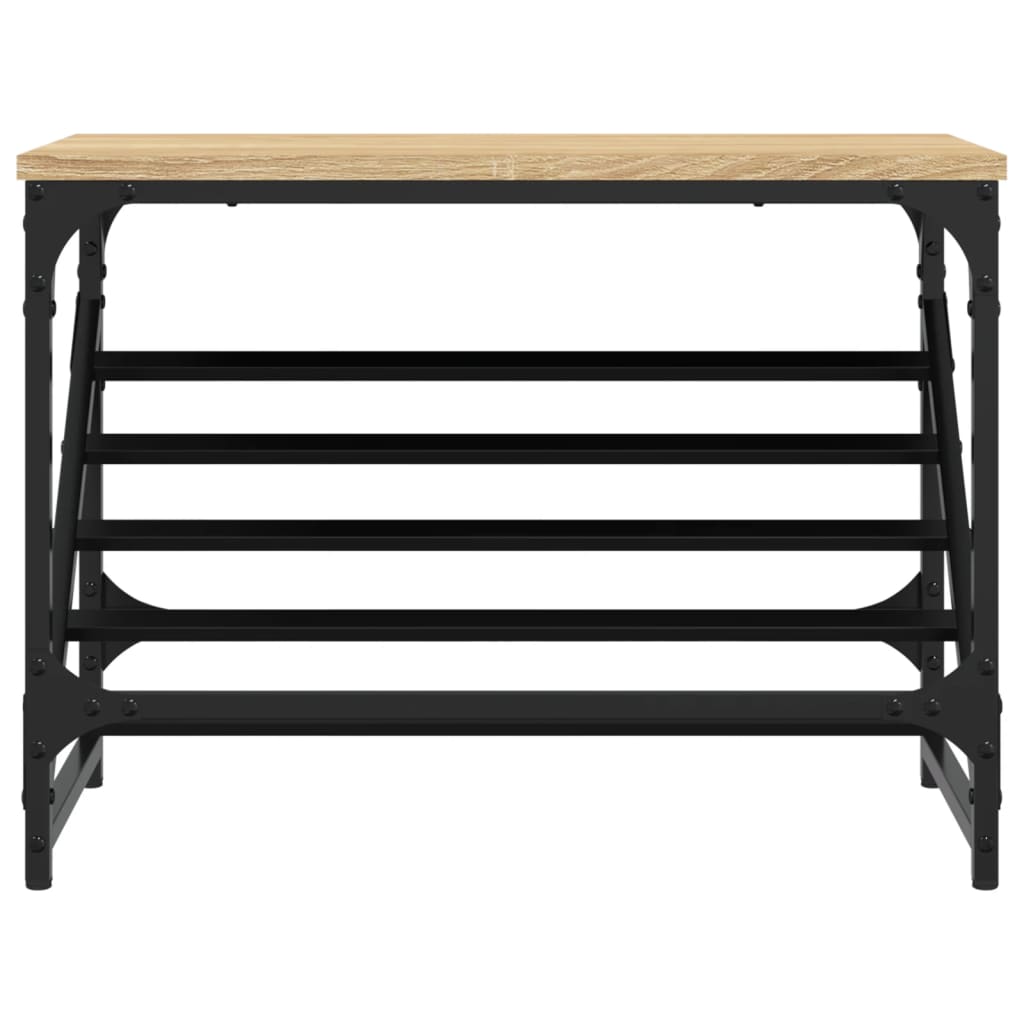 Étagère à chaussures chêne Sonoma 60x30x45 cm en bois