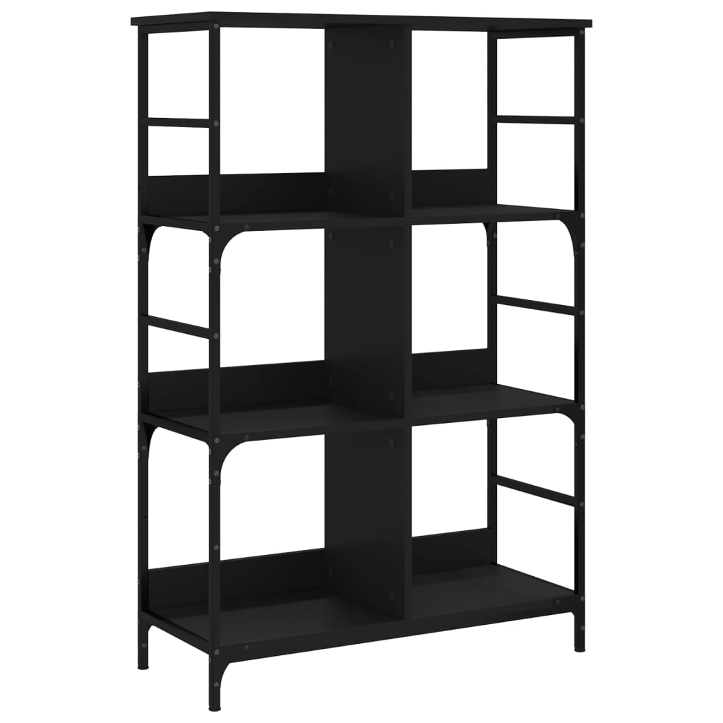 Bibliothèque noire 78,5x33x117,5 cm en bois