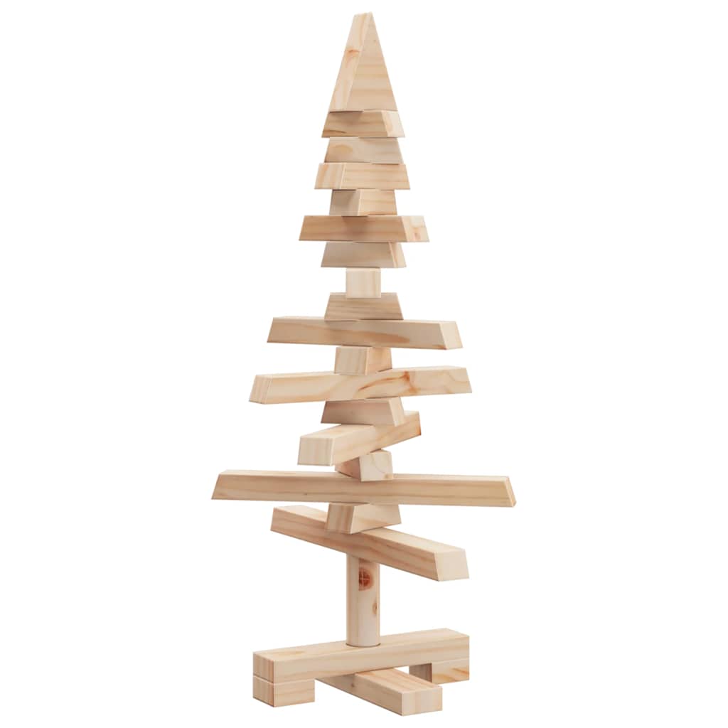 Weihnachtsbaum Holz zum Schmücken 60 cm Massivholz Kiefer