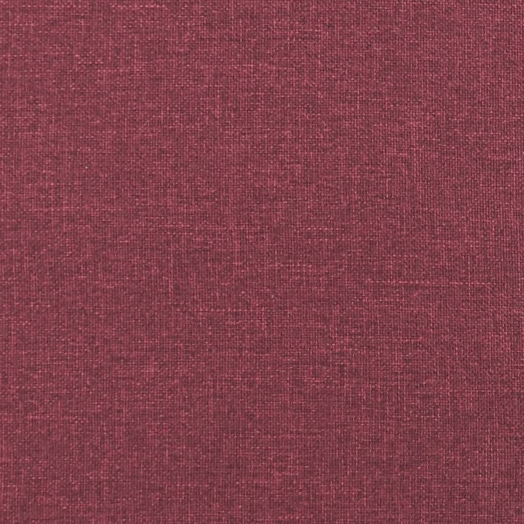 2-Sitzer-Sofa Weinrot 120 cm Stoff