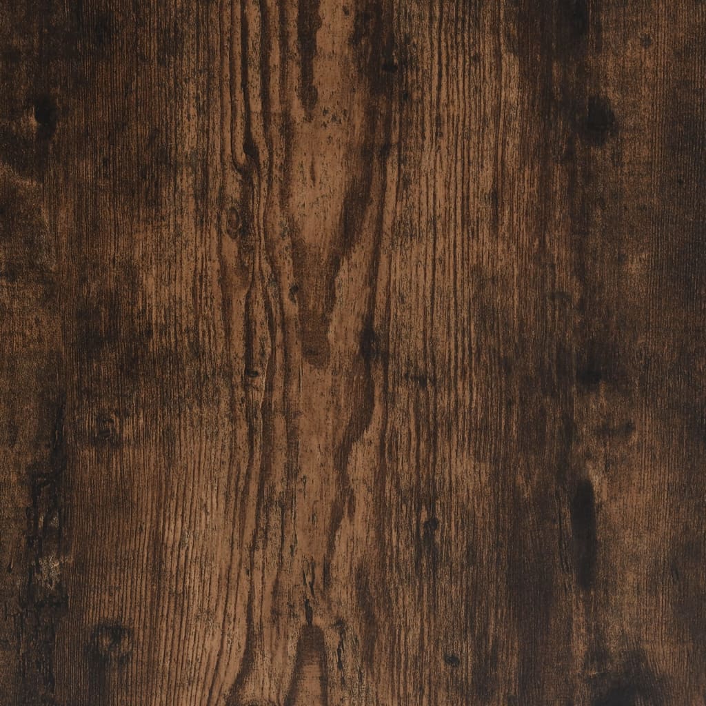 Bookcase 5 shelves smoked oak 100x33x180.5 cm wood material