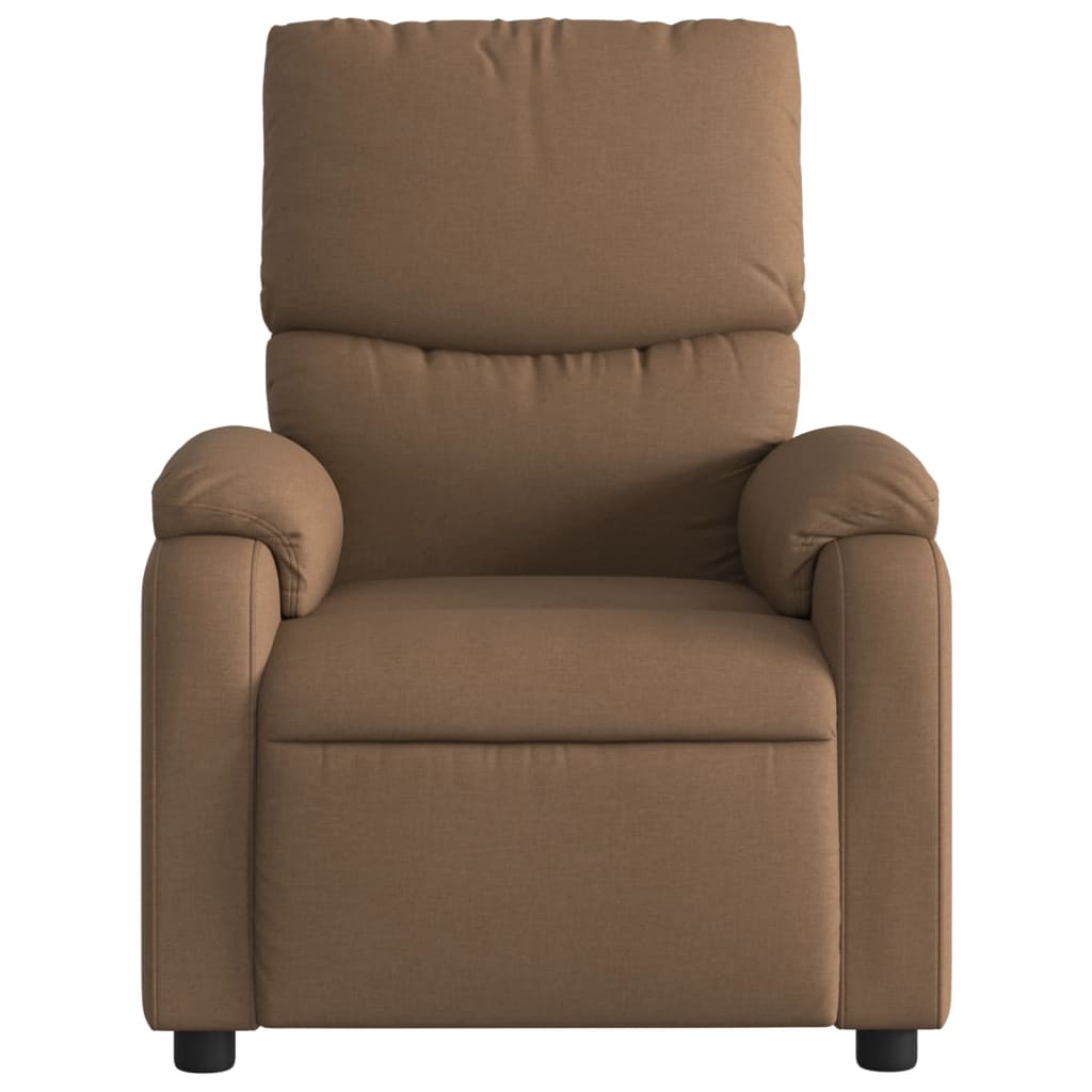 Relaxation chair brown fabric
