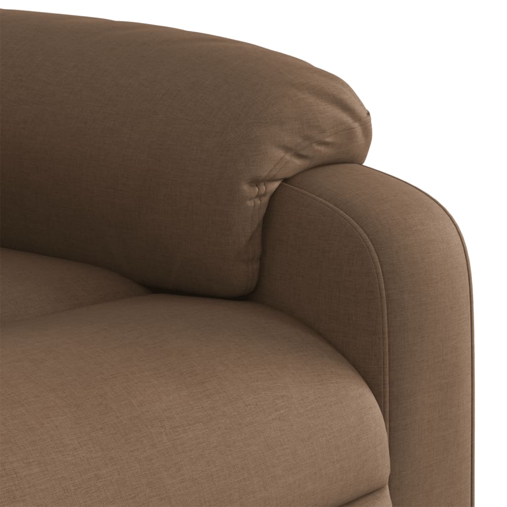 Relaxation chair brown fabric