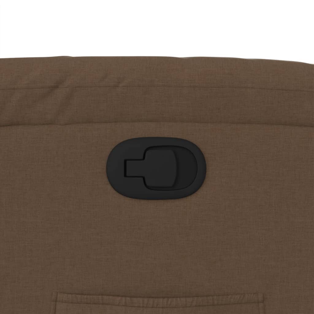 Relaxation chair brown fabric