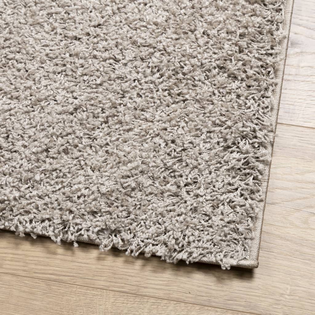 Tapis shaggy PAMPLONA poils longs moderne beige 160x230 cm