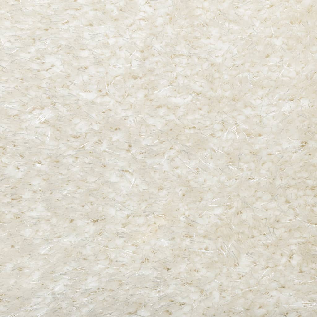 Carpet ISTAN high pile shiny cream 160x230 cm