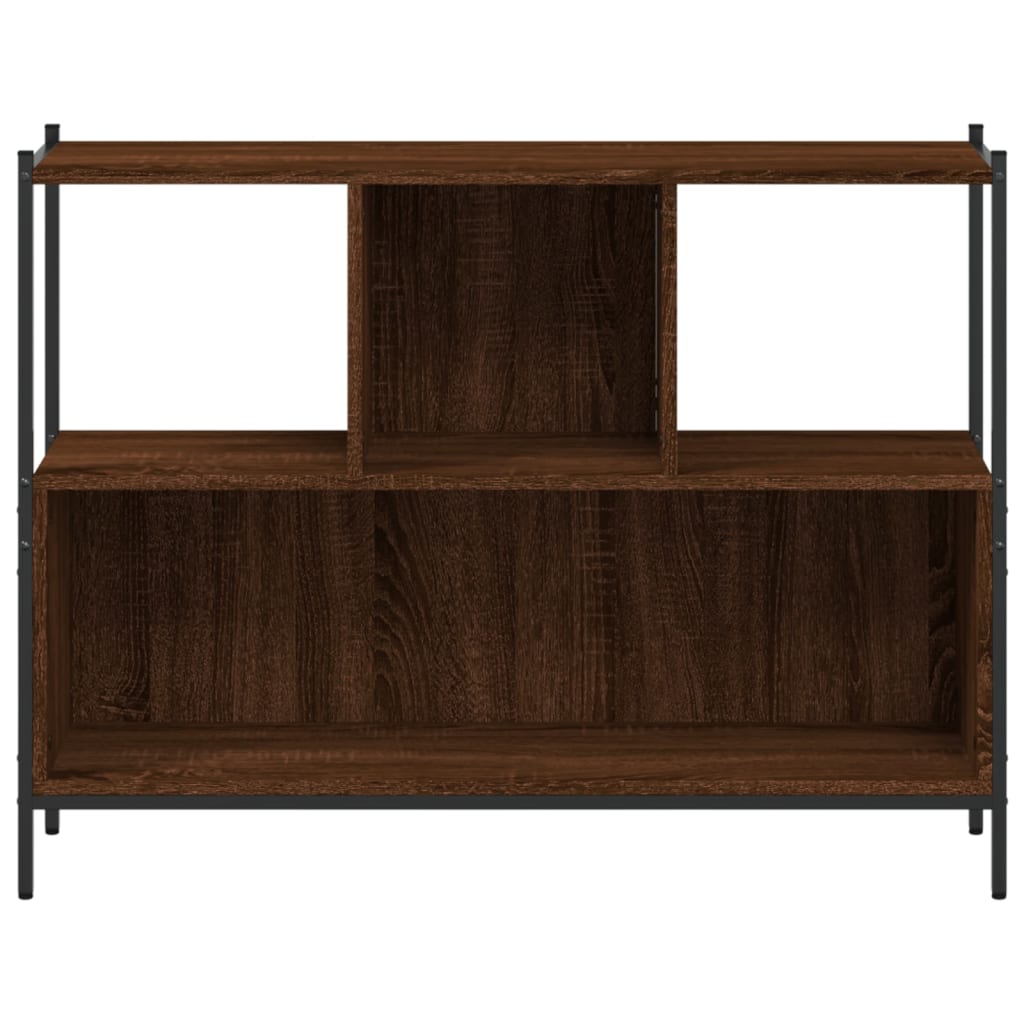 Bookcase brown oak look 102x28x77.5 cm wood material