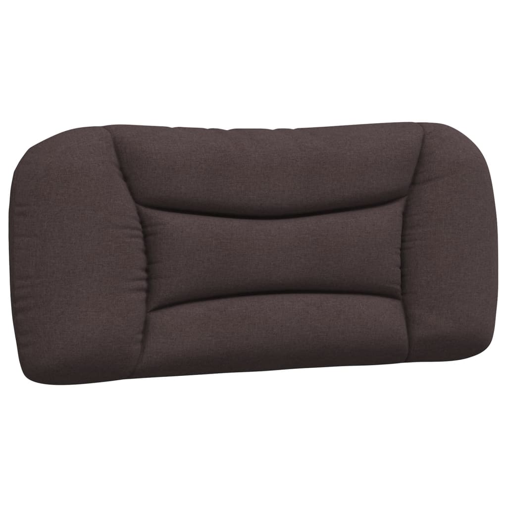 Bettgestell ohne Matratze "Hvar" Dunkelbraun 90x200 cm Stoff