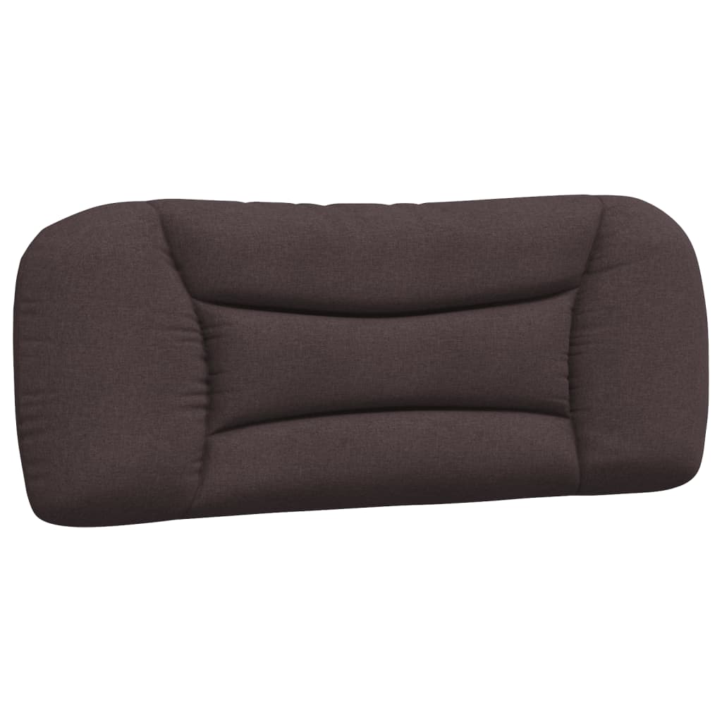 Bettgestell ohne Matratze "Hvar" Dunkelbraun 100x200 cm Stoff
