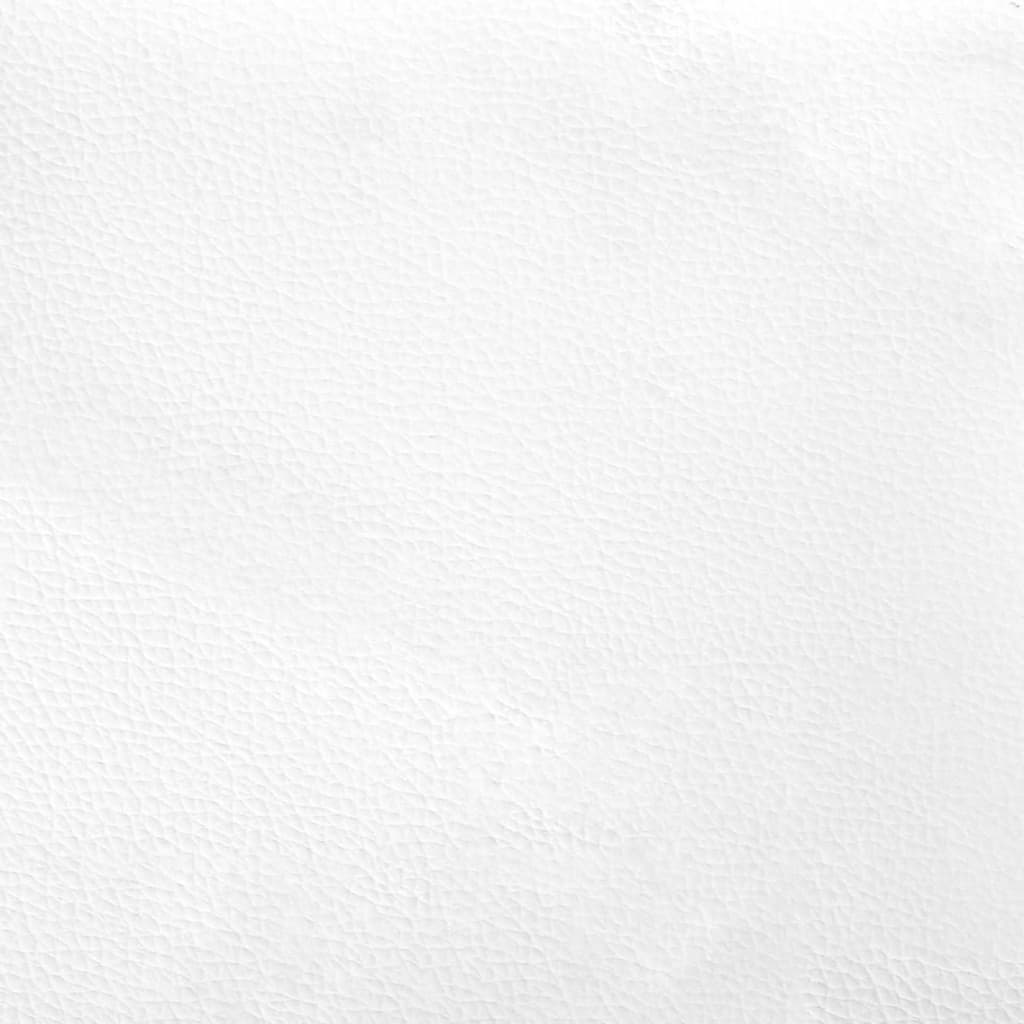 Bettgestell ohne Matratze "Zadar" Schwarz und Weiß 80x200 cm Kunstleder