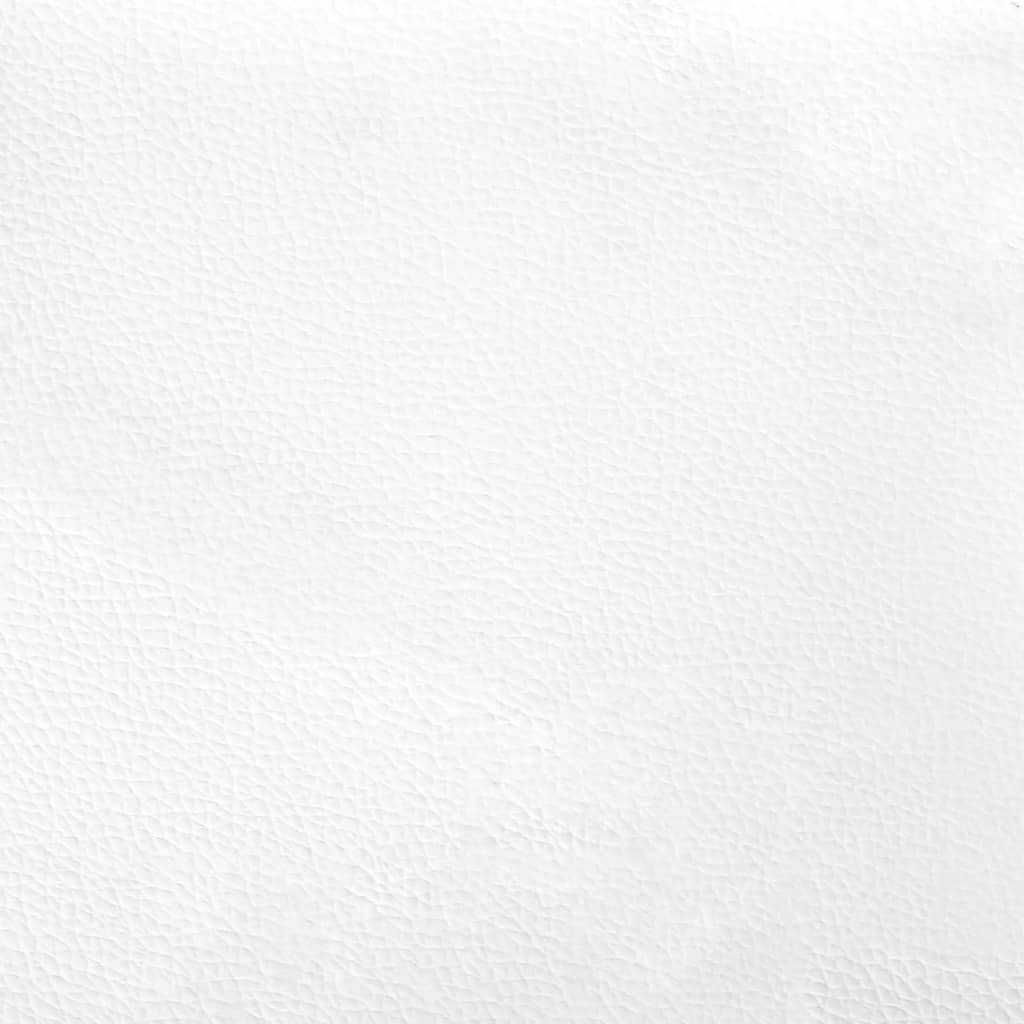 Bettgestell ohne Matratze "Zadar" Weiß 100x200 cm Kunstleder