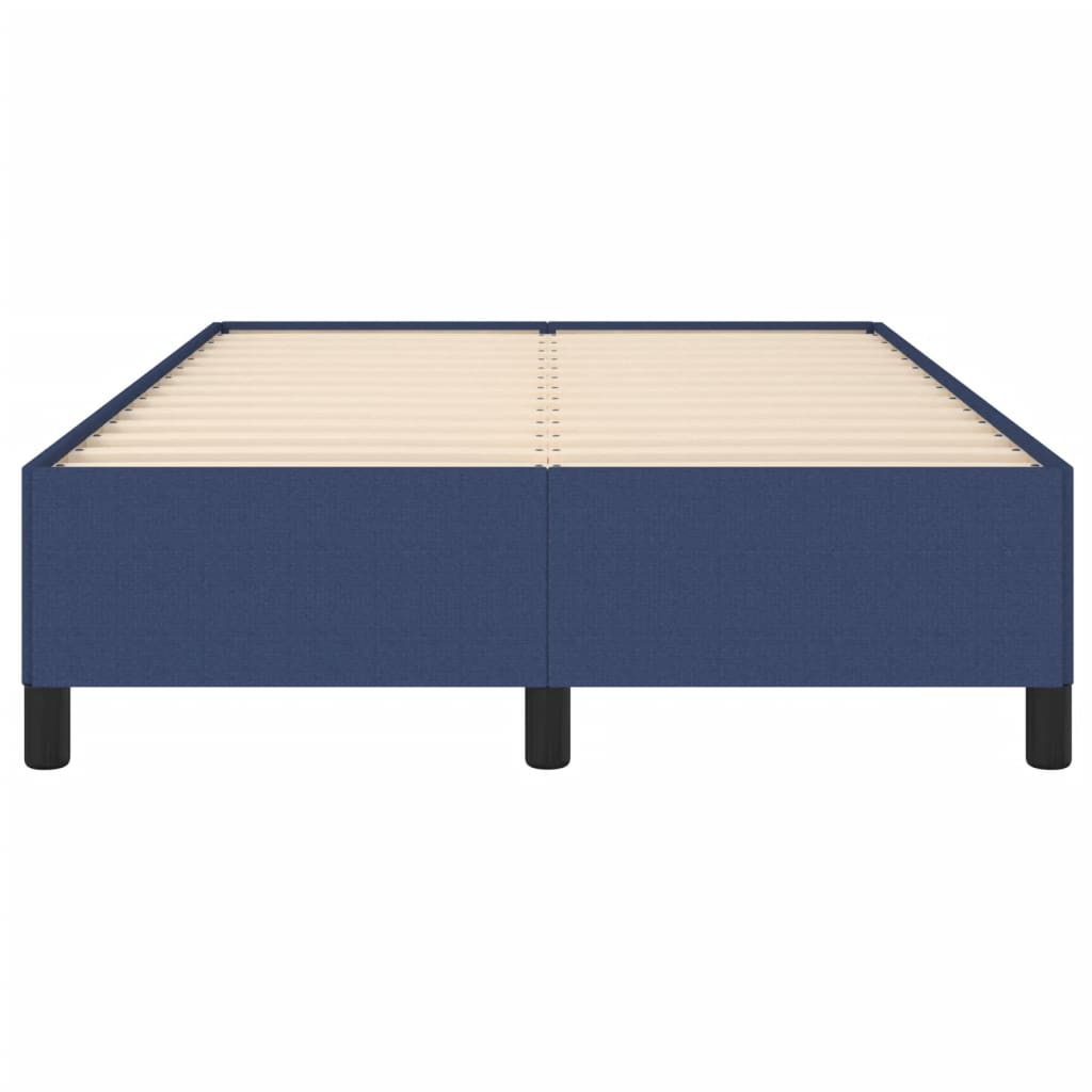 Bettgestell ohne Matratze Blau 120x190 cm Stoff