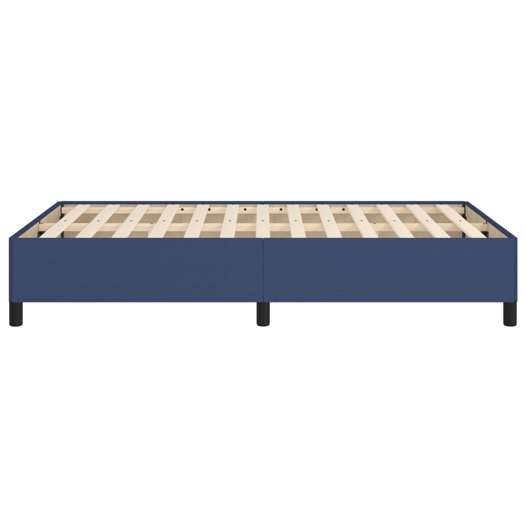 Bettgestell ohne Matratze Blau 120x190 cm Stoff