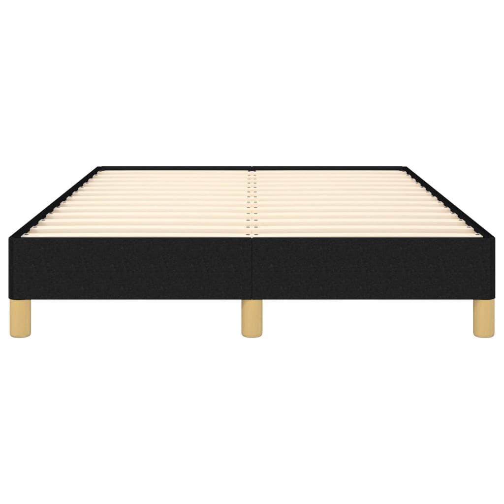 Bettgestell ohne Matratze Schwarz 120x190 cm Stoff
