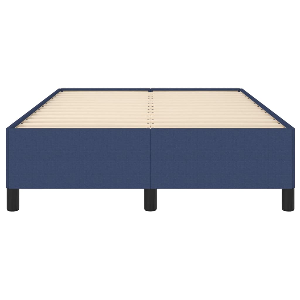 Bettgestell ohne Matratze Blau 120x190 cm Stoff