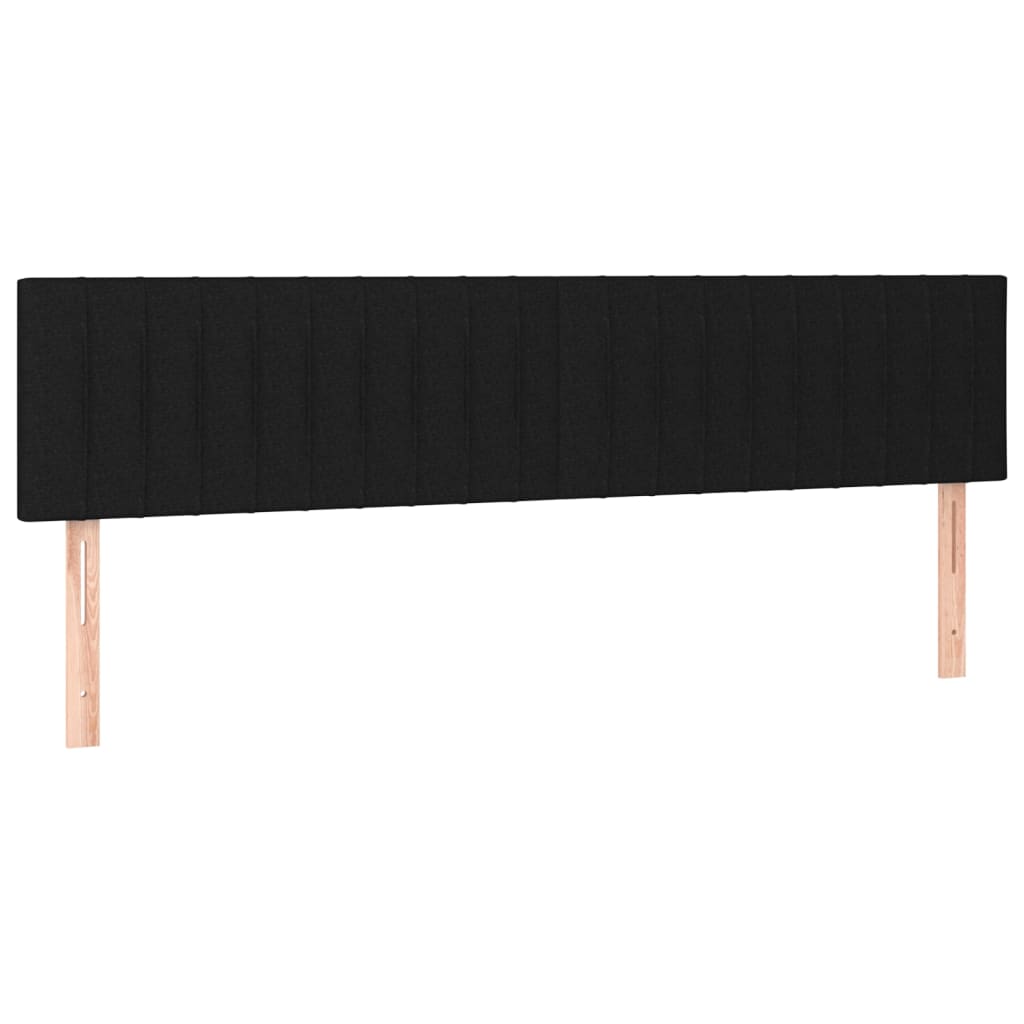 Bettgestell ohne Matratze Schwarz 120x190 cm Stoff