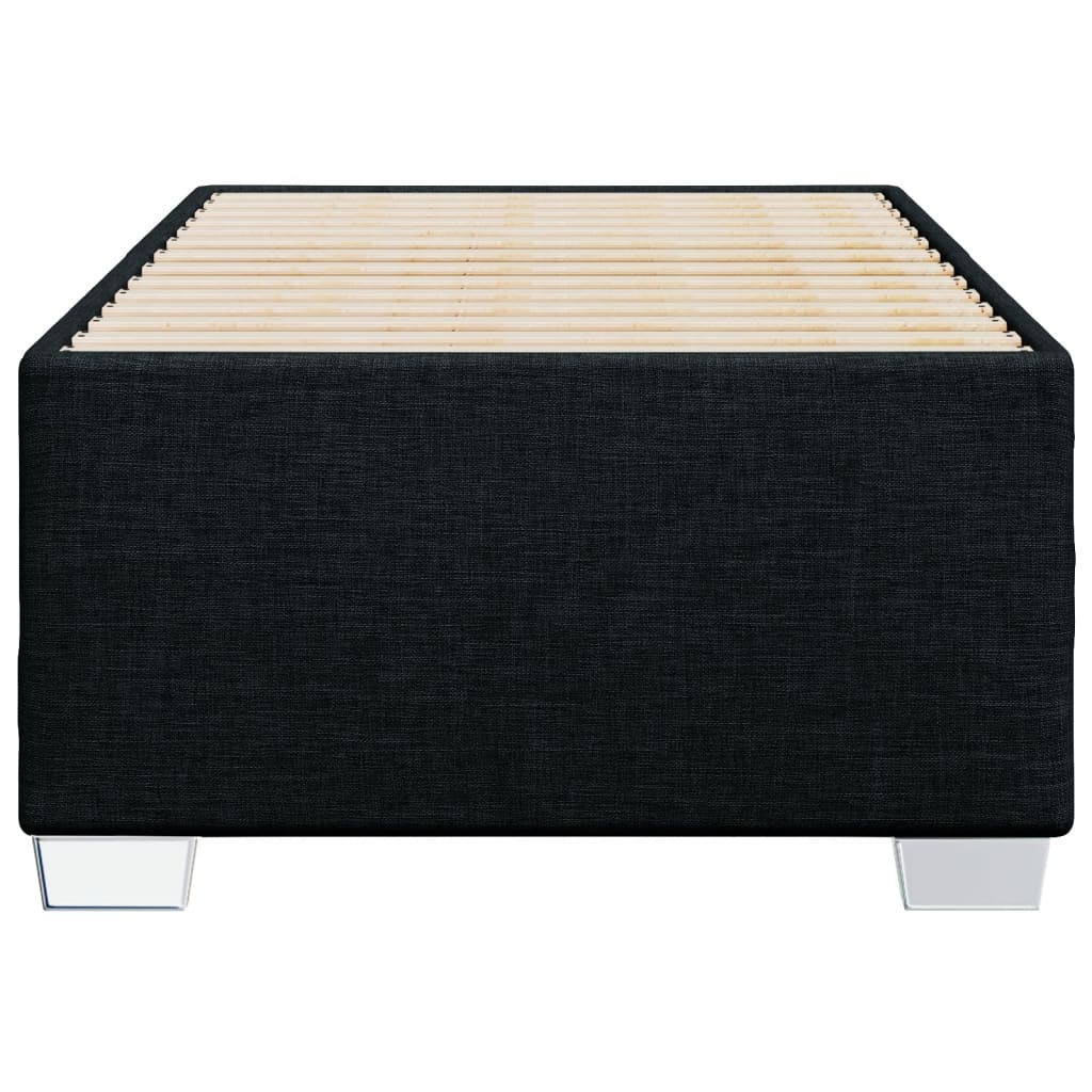 Bettgestell ohne Matratze Schwarz 90x190 cm Stoff