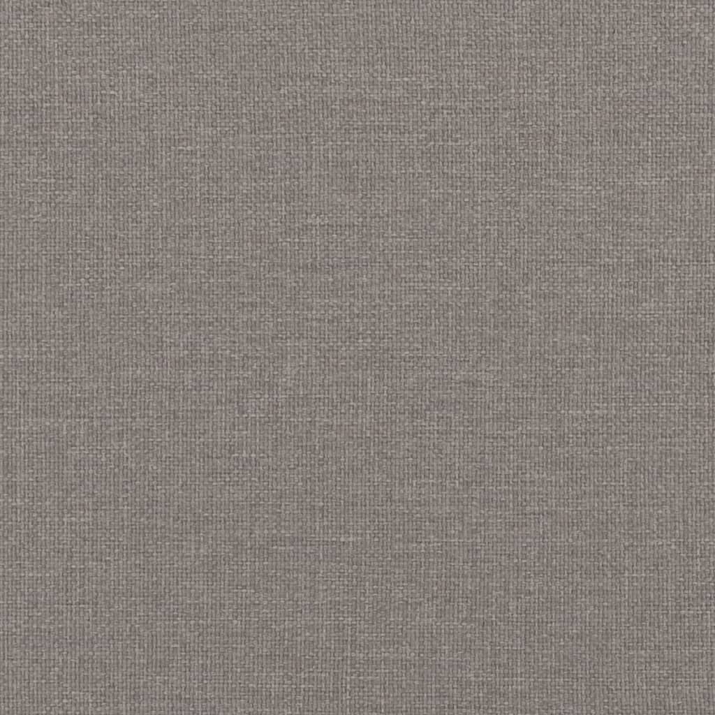 Bettgestell ohne Matratze Taupe 90x200 cm Stoff