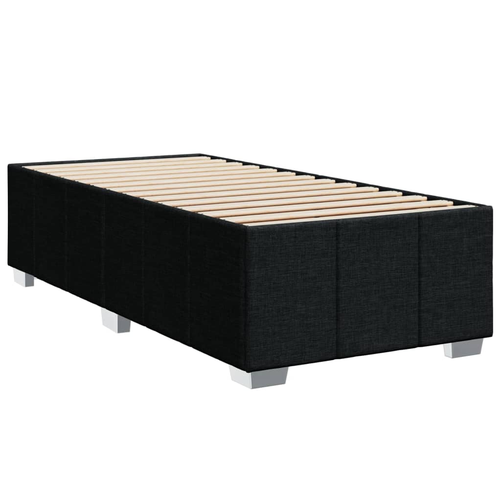 Bettgestell ohne Matratze Schwarz 100x200 cm Stoff