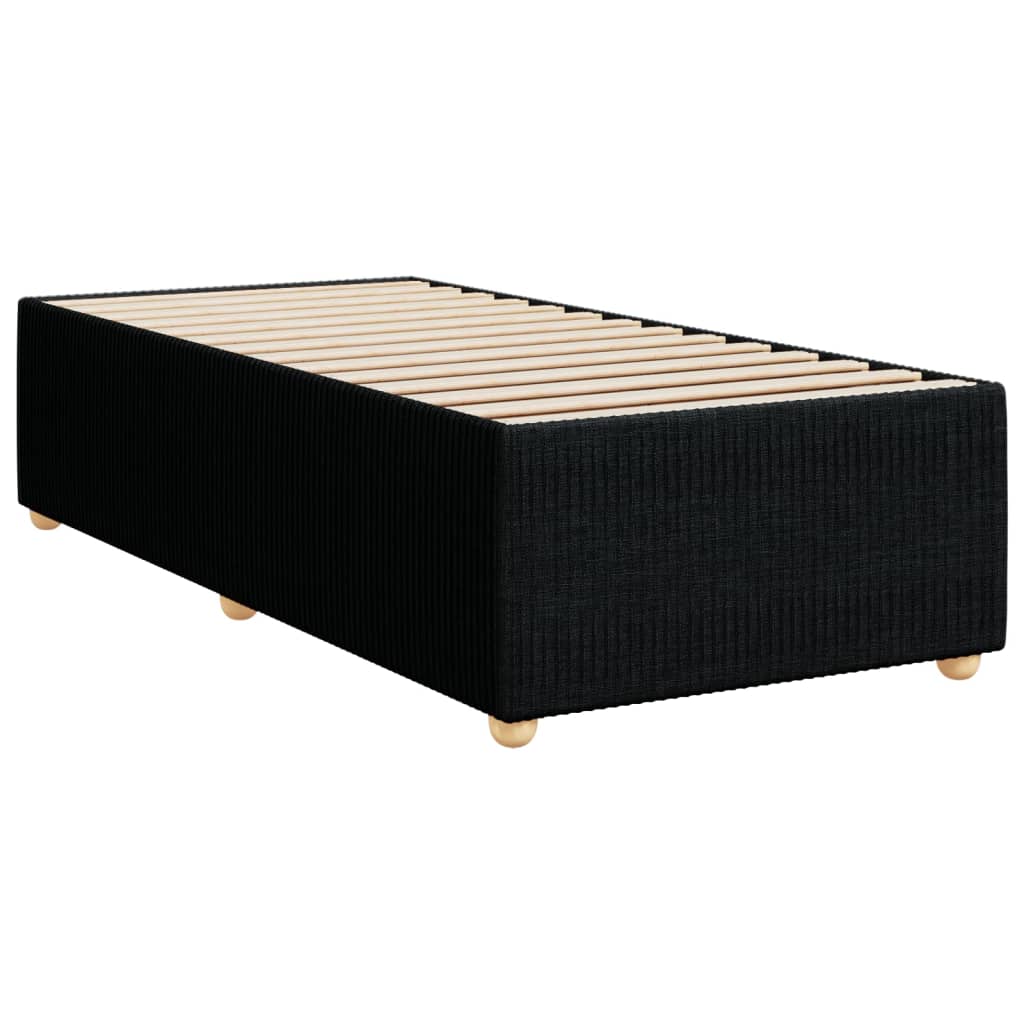 Bettgestell ohne Matratze Schwarz 90x200 cm Stoff