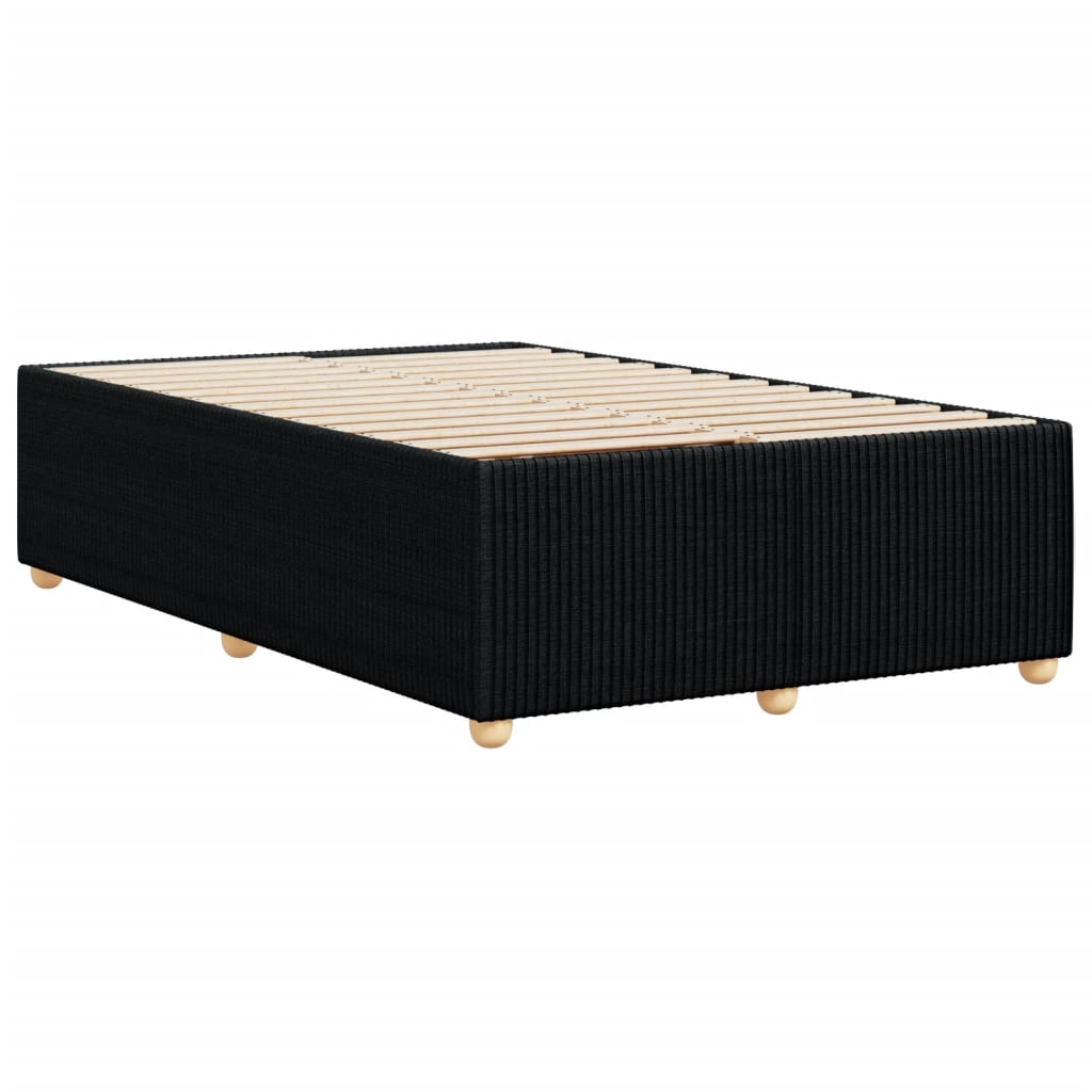 Bettgestell ohne Matratze Schwarz 120x200 cm Stoff