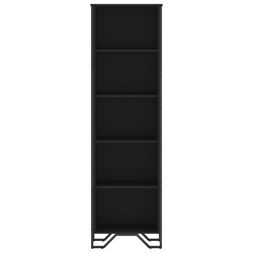 Bücherregal Schwarz 50x31x169 cm Holzwerkstoff